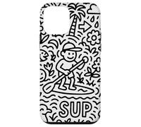 SUP Surf Stand Up Paddle Board paddling Doodle-fun Supboard Custodia per iPhone 12 mini