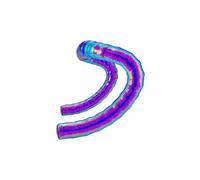 Supacaz prizmatic bling bar tape oil slick con tappi