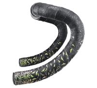 Supacaz Super Sticky Kush Star Fade Emerald Smeraldo Refractor Nastro Manubrio - Nastro Grip Manubrio Bici da Strada Ciclismo