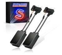 SUPAREE Resistenze Per H4 Decoder Canbus LED H4 Decodificatore Canbus LED Senza Errori Anti Sfarfallio 12V per Fari Auto IP67 Plug and Play 2 Pezzi