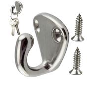 Supatmul Moschettone marino,Appendiabiti a molla in acciaio inossidabile 316 | Gancio a molla Attach Corda Nave Vela Rimorchiatore Nave Hardware marino Appendiabiti per