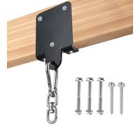 Supaway 1 Pezzo Supporto Pesante per Sacco da Boxe - Staffa da Parete/Soffitto - Ganci Robusti Girevoli a 360° per Travi in Legno - per Allenamenti di Boxe, Muay Thai, Yoga Aereo, Altalene, Amaca