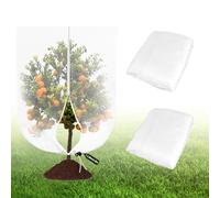 SUPAWAY 2 Pezzi Rete Protezione Piante 1,8 x 1,8m per Alberi da Frutto con Cerniera e Coulisse,Rete Resistente per Proteggere Piante da Insetti,Uccelli e Animali,Rete a Maglia Fine per Giardino e Orto