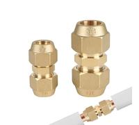 SUPAWAY 2 prolunghe per tubi di rame per aria condizionata, 1/2" e 3/4", accessori climatici, doppio nipplo, tubi in rame, non necessitano di saldatura, connettori per tubi di rame per sanitari