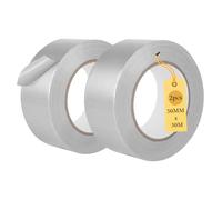 SUPAWAY 2 x Rulli di Nastro Argento 50 mm x 30 m, Nastro di Riparazione Rinforzato, Resistente all'Acqua, Universale per Interno e Esterno, Alta Resistenza per Riparazioni, Fai-da-te e Progetti Vari