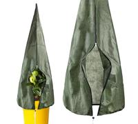 Supaway Coperta Invernale Riutilizzabile per Piante Coperta Invernale per Piante in Tessuto Non Tessuto con Cordino e Cerniera Coperte antigelo per Alberi, Palme, Piante da Balcone, 300 x 150 cm