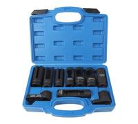 SUPAWAY Set di 10 chiavi sonde lambda, sonda lambda, chiave a bussola, con 22 mm, 27-29 mm, dado e chiave a sensore di ossigeno da 7/8 pollici, strumento sonda lambda (10 pezzi)