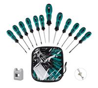 SUPAWAY Set di 12 cacciaviti Sagomato cacciavite Magnetico cacciavite CRV con magnetizzatore e borsa per attrezzi per 3 tipi forma di cacciaviti speciali: ▲, U, Y, 9 Misure per riparazioni domestiche