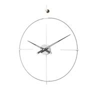 SUPBEI Spagna Nordic Large Wall Clock Modern Pendulum Clocks Parete Minimalista Oro Silenzioso Orologio Camera da Letto Reloj Pared Room Decor,Argento,60cm