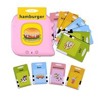 SUPBRO Schede Flash Cards Parlanti,Giocattoli di Apprendimento per Bambini dai 1~12 Anni, Giocattoli Educativi Prescolari per Bambini da Ascoltare e Imparare di Base 224 Parole (Inglese