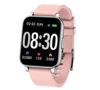 SUPBRO Smartwatch,Orologio Fitness Tracker Donna,1,69" Full Touch Smart Watch con Termometro/Saturimetro (SpO2)/Contapassi/Cardiofrequenzimetro/Notifiche Messaggi,Monitor del Sonno per Sport