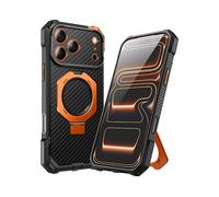 SUPCASE 843439160606 COVER per Apple iPhone 17 Pro Max, Nero / Arancione