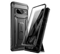 Supcase, Cover completa per Google Pixel 8a anti-urto cavalletto supporto, Nero