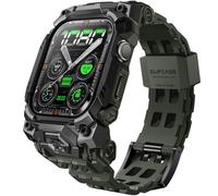 SUPCASE Cover con Cinturino Rugged Compatibile con Apple Watch Series 11 (2025) /10 (2024) 46mm, [Resistente ai Graffi] Robusta Custodia Sportiva da Uomo con Cinturino Regolabile (Verde)