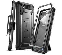 SUPCASE Cover Galaxy Note 10, Custodia Rigida con Stand e Clip Cintura [Serie Unicorn Beetle PRO] Rugged Case per Samsung Galaxy Note 10 2019, Senza Protezione per Display, Nero