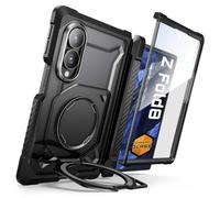 SUPCASE Cover Magnetica per Samsung Galaxy Z Fold 8 con Supporto | [Compatibile con MagSafe] Pellicola Protettiva HD Integrata [Protezione Cerniera] 360° di Grado Militare (UB Grip), Nero