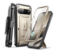 SUPCASE Cover per Google Pixel 10 Pro XL con pellicola di Protezione, [Supporto Integrato e Clip per Cintura] [Protezione di Grado Militare] Custodia completa per Pixel 10 Pro XL 2025 (Deserto)