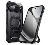 SUPCASE Cover per Google Pixel 10 Pro XL con Supporto (Unicorn Beetle Grip), [Compatibile con MagSafe] [Protezione di Grado Militare] Custodia Magnetica Resistente per Pixel 10 Pro XL 2025 (Nero)