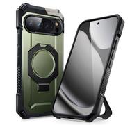 SUPCASE Cover per Google Pixel 10 Pro XL con Supporto (Unicorn Beetle Grip), [Compatibile con MagSafe] [Protezione di Grado Militare] Custodia Magnetica Resistente per Pixel 10 Pro XL 2025 (Verde)