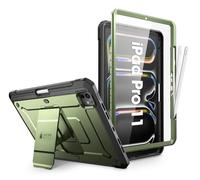 SUPCASE Cover per iPad Pro 11 Pollici M4 2024 5a Generazione con Portapenne, [con Protezione Schermo e Supporto] Cover Robusta per tutto il corpo per iPad Pro 11 Pollici M4 2024 (Verde)