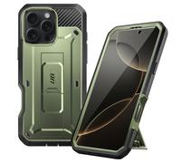 Supcase Cover per iPhone 16 Pro Cavalletto antiurto Unicorn Beetle Pro, Verde