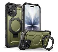 SUPCASE Cover per iPhone 17 con Supporto | [Compatibile con MagSafe] [Protezione Militare dalle Cadute] Custodia Magnetica Robusta e Resistente (UB Grip), Verde