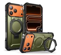 SUPCASE Cover per iPhone 17 Pro 6.3 Pollici con Supporto (Unicorn Beetle Grip), [Compatibile con MagSafe] [Protezione Militare dalle Cadute] - Custodia Magnetica Robusta e Resistente (Verde)