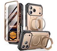 SUPCASE Cover per iPhone 17 Pro Max (UBGrip Pro), [Pellicola Temperata Integrata e Supporto] [Compatibile con MagSafe] - Custodia Magnetica a Protezione Totale per iPhone 17 Pro Max (Deserto)