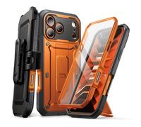 SUPCASE Cover per iPhone 18 Pro/iPhone 17 Pro Resistente a 360, Corallo | con Pulsante di Controllo della Fotocamera, Supporto e Protezione per lo Schermo [Protezione di Livello Militare]