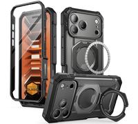 SUPCASE Cover per iPhone 18 Pro Max/iPhone 17 Pro Max Custodia Magnetica | [Pellicola Temperata Integrata e Supporto] [Compatibile con MagSafe] a Protezione Totale (UBGrip Pro), Nero