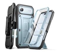SUPCASE Cover per iPhone Air con Pulsante di Controllo della Fotocamera, [con Supporto e Protezione per lo Schermo] [Protezione di Livello Militare] Cover Resistente a Protezione Totale (Artico)