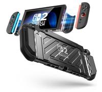 SUPCASE Cover per Nintendo Switch 2 2025 - [Protezione di Livello Militare] [Controller Joy-Con Magnetici Compatibili] Ricaricabile nella Dock - Accessori per Nintendo Switch 2 (Nero)