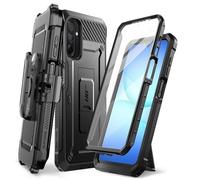SUPCASE Cover per Samsung Galaxy A17 5G con Proteggi Schermo (Unicorn Beetle Pro) [Supporto Integrato e Clip da Cintura] Custodia di Livello Militare per Samsung A17, Nera