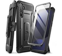 SUPCASE Cover per Samsung Galaxy S24 FE con Supporto e Clip da Cintura, [Unicorn Beetle Pro] [Protezione Schermo Integrata] Custodia Robusta e Durevole per Galaxy S24 FE (Nero)