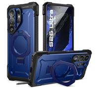 SUPCASE Cover per Samsung Galaxy S26 Ultra (2026) con Supporto, [Compatibile con Ricarica Wireless] [Protezione di Livello Militare] Custodia Magnetica Resistente per S26 Ultra (Blu)