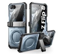 SUPCASE Cover per Samsung Galaxy Z Flip 8 con Supporto Magnetico | Custodia a 360° con Protezione per Schermo [Grado Militare] [Protezione Cerniera] [Compatibile con Magsafe] (UB Grip), Blu