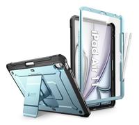 SUPCASE Custodia per iPad Air 11 pollici 6a generazione M2 2024, [pellicola protettiva integrata e portamatite e supporto] custodia robusta a corpo intero per iPad Air 6a/5a/4a generazione (11/10,9