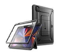 SUPCASE Custodia per iPad Pro 12,9" (2021/2020) 5° / 4° gen, protezione integrale con protezione schermo integrato e cavalletto [Unicorn Beetle Pro] compatibile con ricarica Apple Pencil (nero)