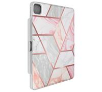 i-Blason Cover per iPad Pro 13 Pollici M4 2024 con Portapenne, [Supporto Trifold Sottile] [Auto Sleep/Wake], Custodia Protettiva in TPU Morbido per iPad Pro 13 Pollici M4 (Rosa)