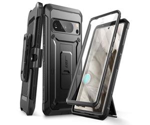 SUPCASE Custodia serie Unicorn Beetle Pro per Google Pixel 8 Pro con supporto, protezione per lo schermo integrata, protezione di grado militare, custodia per telefono a 360 gradi per Pixel 8 Pro