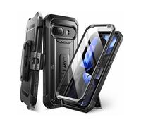 SUPCASE Cover per Google Pixel 9A con Pellicola Protettiva per Schermo, [Supporto Integrato e Clip per Cintura] [Protezione di Grado Militare] Custodia Completa per Pixel 9A 2025 (Nero)