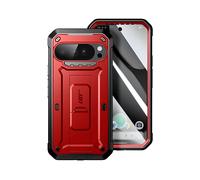 SUPCASE Protettiva SPC-PRO-RD-PX10X Cover per Google Pixel 10 Pro XL, Nero / Rosso