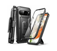 SUPCASE Cover per Google Pixel 10 Pro XL con pellicola di Protezione, [Supporto Integrato e Clip per Cintura] [Protezione di Grado Militare] Custodia completa per Pixel 10 Pro XL 2025 (Nero)