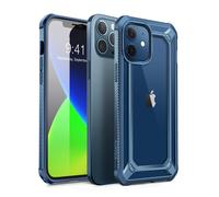 SupCase Unicorn Beetle EXO Series Case for iPhone 12 / iPhone 12 Pro (2020 Release) 6.1 Inch, Premium Hybrid Protective Clear Bumper Case (Aqua)