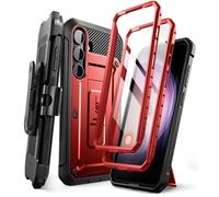 SUPCASE UNICORN BEETLE Pro Case per Samsung Galaxy S24 5G (2024) [Frame anteriore extra] Custodia a clip a cinghia e cavalletto a doppio strato a cor