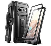SUPCASE Unicorn Beetle Pro - Custodia a fondina robusta per Google Pixel 7 Pro (2022) da 6,7", in poliuretano termoplastico, protezione schermo integrata, colore nero