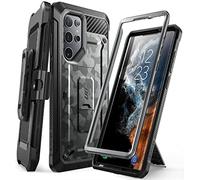 SUPCASE Unicorn Beetle Pro - Custodia per Samsung Galaxy S22 Ultra 5g (versione 2022), con fondina robusta a doppio strato e custodia con cavalletto senza pellicola protettiva per lo schermo