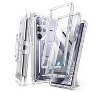 SUPCASE Unicorn Beetle Pro - Custodia per Samsung Galaxy S24 Ultra, con supporto, 2 cornici anteriori, 360°, antiurto, con clip per cintura e cavalletto, con pellicola protettiva per lo schermo,