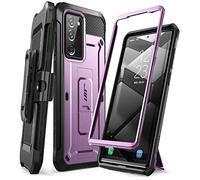 SUPCASE Unicorn Beetle Pro Series - Custodia robusta con supporto per Samsung Galaxy Note 20 Ultra (2020) da 6,9", colore: viola metallizzato