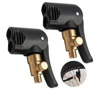 Supecesorio Adattatore valvola francese, 2 pezzi valvola auto tappo leva in ottone valvola pneumatico compressore adattatore bicicletta valvola per auto moto pneumatici pneumatici auto air chuck